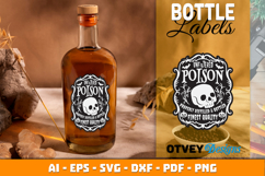 Halloween Bottle Labels | Witch Potion Label Product Image 2