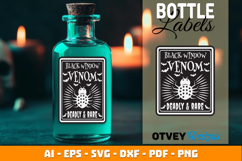 Halloween Bottle Labels | Witch Potion Label Product Image 2