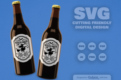 Halloween Bottle Label SVG Product Image 5