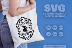 Halloween Bottle Label SVG Product Image 7
