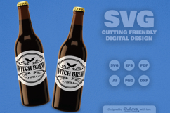 Halloween Bottle Label SVG Product Image 6