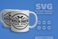 Halloween Bottle Label SVG Product Image 7