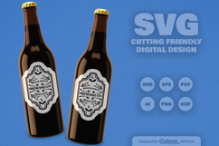 Halloween Bottle Label SVG Product Image 7
