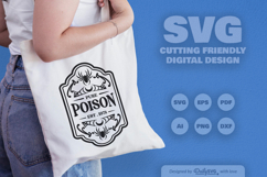 Halloween Bottle Label SVG Product Image 5