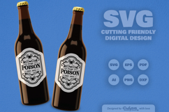 Halloween Bottle Label SVG Product Image 6