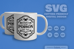 Halloween Bottle Label SVG Product Image 3