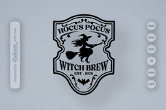 Halloween Bottle Label SVG Product Image 4
