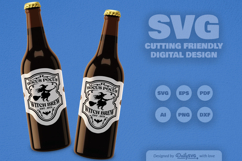 Halloween Bottle Label SVG Product Image 2