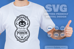 Halloween Bottle Label SVG Product Image 5