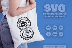 Halloween Bottle Label SVG Product Image 6