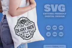 Halloween Bottle Label SVG Product Image 6