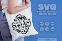 Halloween Bottle Label SVG Product Image 7