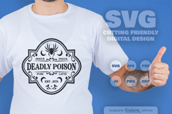 Halloween Bottle Label SVG Product Image 5