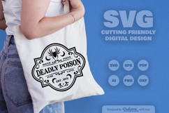 Halloween Bottle Label SVG Product Image 2