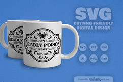 Halloween Bottle Label SVG Product Image 7