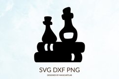 Halloween bottles svg Product Image 1
