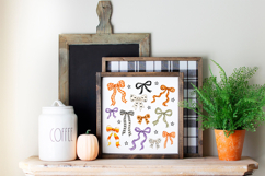 Halloween Bow PNG Design, Cute Spooky Ribbon Clipart Product Image 4