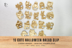 Halloween Cute Butt Bread Clip Product Image 1