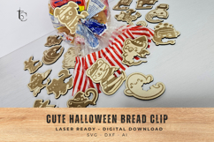 Halloween Cute Butt Bread Clip Product Image 2