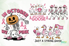 Halloween Breast Cancer SVG Sublimation Product Image 1