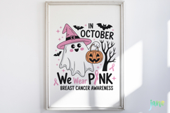 Halloween Breast Cancer SVG Sublimation Product Image 2