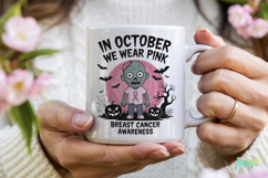 Halloween Breast Cancer SVG Sublimation Product Image 4