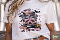 Halloween Breast Cancer SVG Sublimation Product Image 5