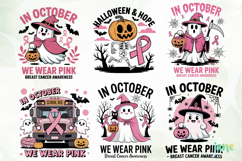 Halloween Breast Cancer SVG Sublimation Product Image 3
