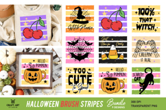 Halloween Brush Stripes PNG, Halloween Sublimation PNG Product Image 1