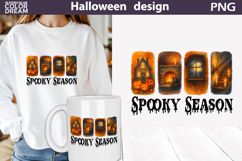 Cozy Halloween Brush Strokes | Spooky Vibes Clipart Product Image 3