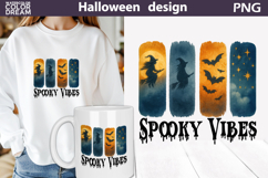 Dark Watercolor Halloween Brush Strokes | Spooky Season Product Image 2