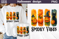Watercolor Halloween Brush Strokes | Spooky Season Clipart Product Image 8