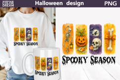 Cozy Halloween Brush Strokes | Spooky Vibes Clipart Product Image 4