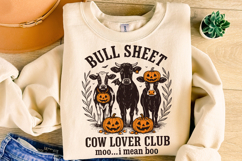 Bull Sheet Funny Cow Halloween PNG, Spooky PNG, Pumpkin PNG Product Image 4