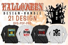 Halloween T-Shirt Design Bundle |Halloween svg bundle Product Image 1