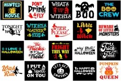 Halloween T-Shirt Design Bundle |Halloween svg bundle Product Image 2