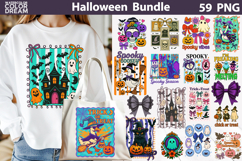 Halloween Sublimation Bundle | Halloween dtf Transfer Design Product Image 1
