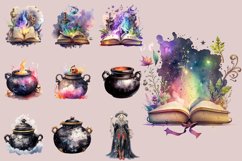 Encrusted Halloween Watercolour Clipart PNG 44 Product Image 2