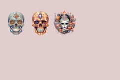 Encrusted Halloween Watercolour Clipart PNG 44 Product Image 5