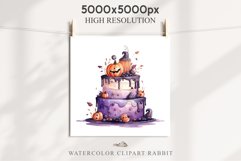 Halloween Cake Spooky Baking Clipart PNG Scrapbooking Junk Fairy Tale Art Image Watercolor Transparent Print illustration sublimation creepy printable digital watercolor halloween cake, spooky party clipart, sublimation nursery, Creepy Witch art, baking