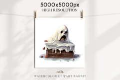 Halloween Cake Spooky Baking Clipart PNG Scrapbooking Junk Fairy Tale Art Image Watercolor Transparent Print illustration sublimation creepy printable digital watercolor halloween cake, spooky party clipart, sublimation nursery, Creepy Witch art, baking