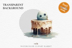 Halloween Cake Spooky Baking Clipart PNG Scrapbooking Junk Fairy Tale Art Image Watercolor Transparent Print illustration sublimation creepy printable digital watercolor halloween cake, spooky party clipart, sublimation nursery, Creepy Witch art, baking