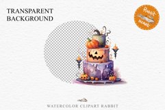 Halloween Cake Spooky Baking Clipart PNG Scrapbooking Junk Fairy Tale Art Image Watercolor Transparent Print illustration sublimation creepy printable digital watercolor halloween cake, spooky party clipart, sublimation nursery, Creepy Witch art, baking