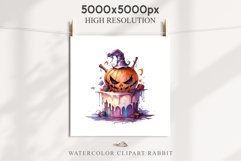 Halloween Cake Spooky Baking Clipart PNG Scrapbooking Junk Fairy Tale Art Image Watercolor Transparent Print illustration sublimation creepy printable digital watercolor halloween cake, spooky party clipart, sublimation nursery, Creepy Witch art, baking