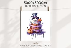 Halloween Cake Spooky Baking Clipart PNG Scrapbooking Junk Fairy Tale Art Image Watercolor Transparent Print illustration sublimation creepy printable digital watercolor halloween cake, spooky party clipart, sublimation nursery, Creepy Witch art, baking