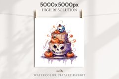 Halloween Cake Spooky Baking Clipart PNG Scrapbooking Junk Fairy Tale Art Image Watercolor Transparent Print illustration sublimation creepy printable digital watercolor halloween cake, spooky party clipart, sublimation nursery, Creepy Witch art, baking