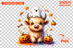 halloween calf png, autumn leaves cow clipart, fall calf sublimation design, cute cow halloween illustration, spooky calf clipart, farmhouse halloween png, autumn cow sublimation, halloween png for cricut, fall calf clipart design, halloween printable art