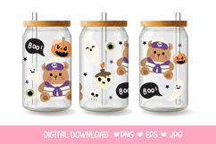 Halloween Teddy bear Libbey glass wrap kawaii clipart Pirate Product Image 2