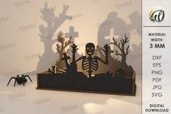 Halloween Candle Holders Bundle Laser Cut. Halloween SVG Product Image 10