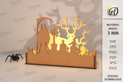 Halloween Candle Holders Bundle Laser Cut. Halloween SVG Product Image 11